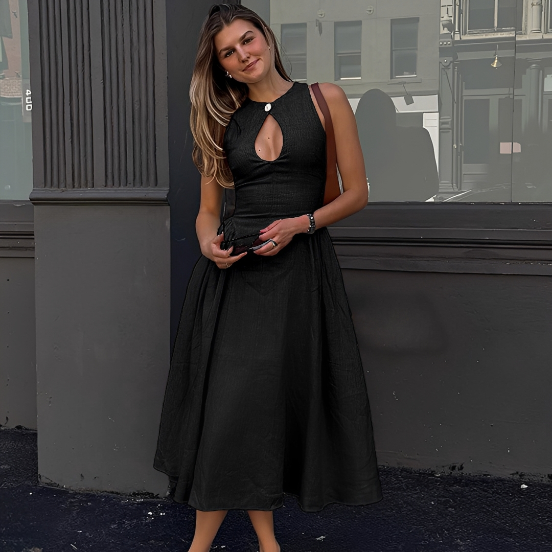 Chelou - Maxikleid mit Falten