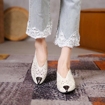 Rita - Modische Sandalen mit Ausschnitt für Damen