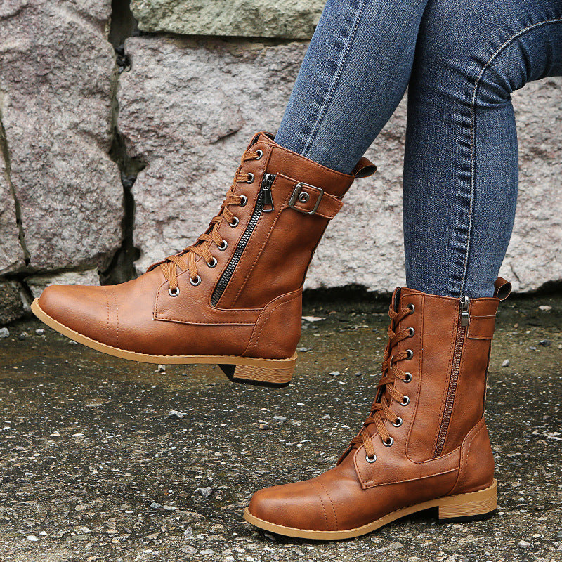 Katerina - Stilvolle Stiefel mit kleinem Absatz