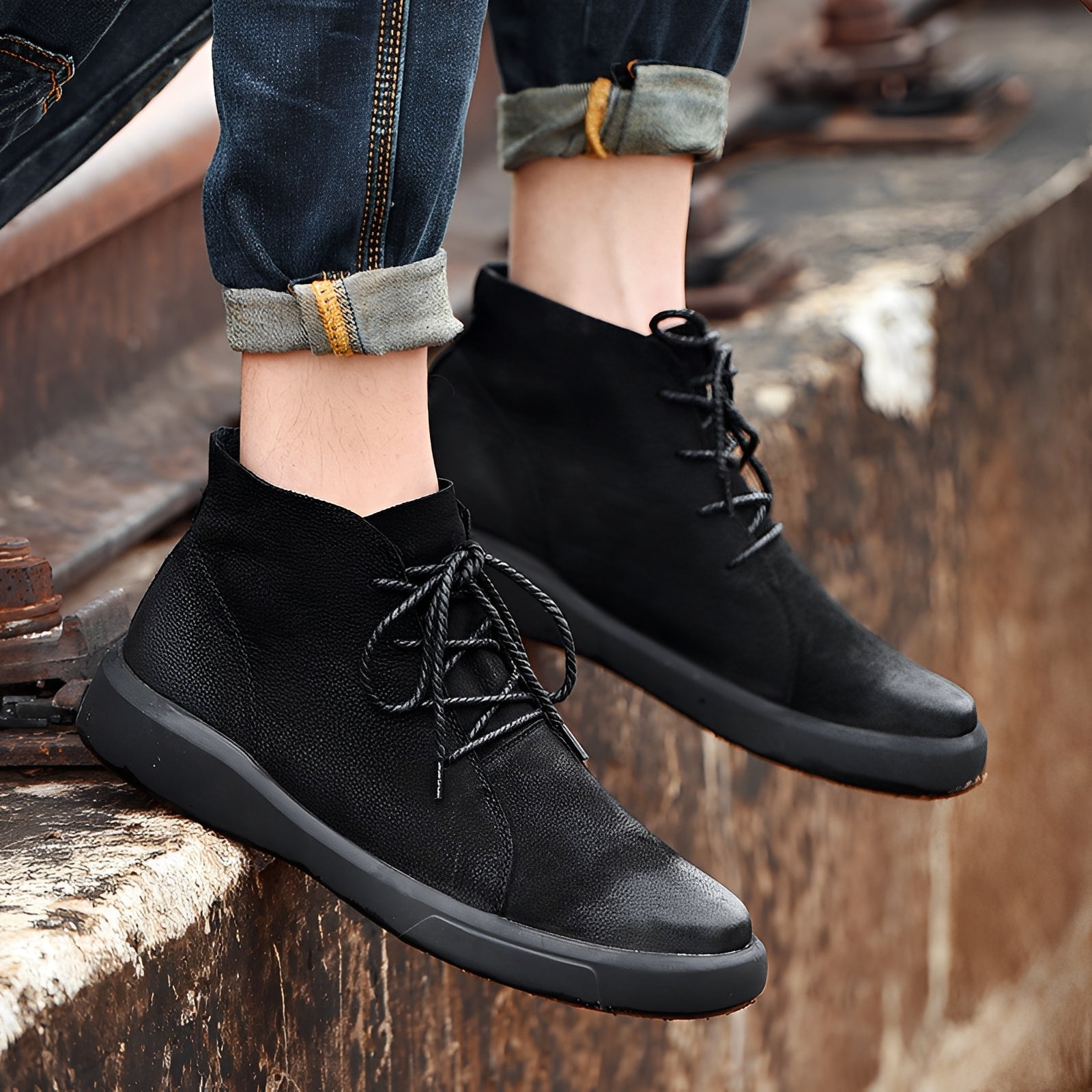 Allen - Lässige hohe Sneakers