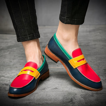 Archie – Elegante und bunte Herren-Slipper