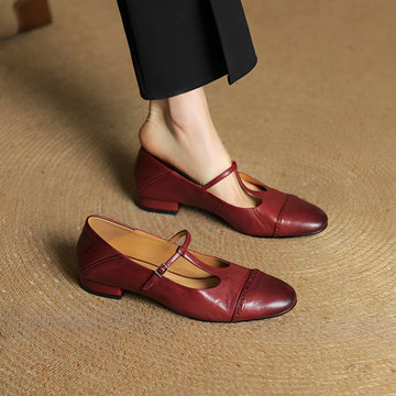 Aayan - Bequeme Flats mit Schnalle