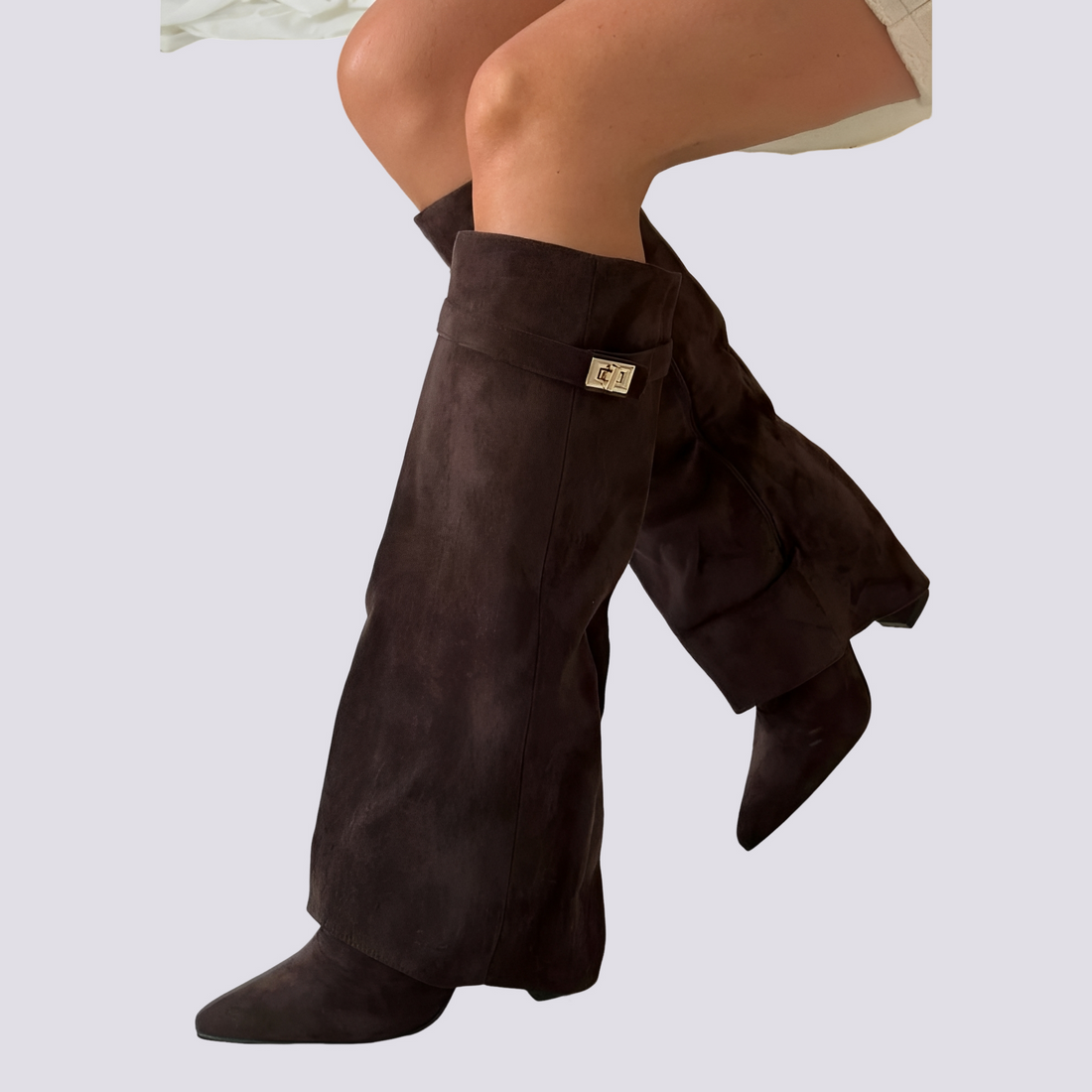 Blair - Modische hohe Stiefel mit Umschlag
