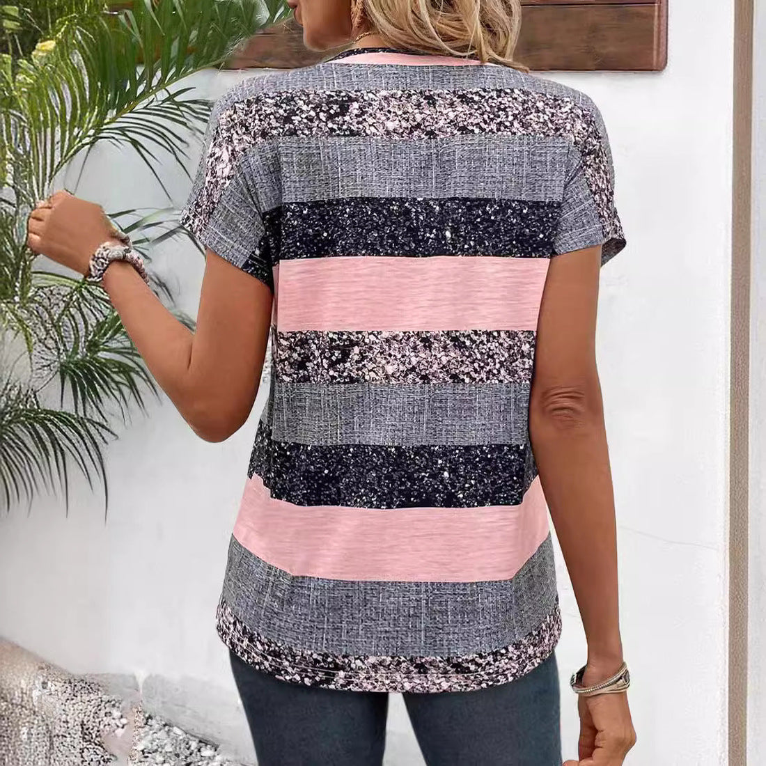 Poppie - Elegante gestreifte Bluse