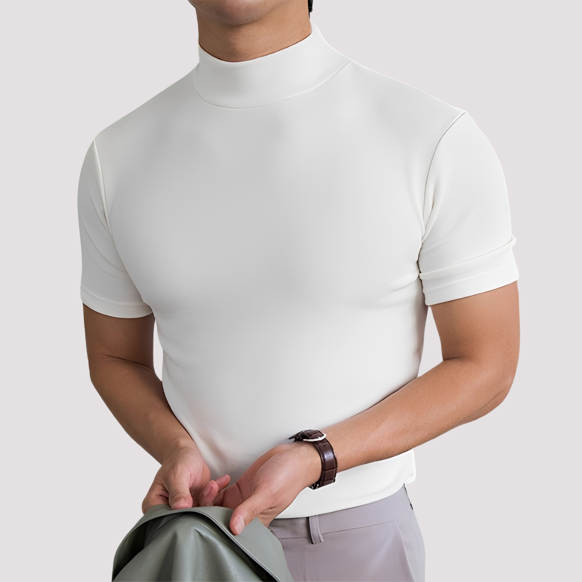 Alfie - Figurbetontes, lässiges Herren-T-Shirt