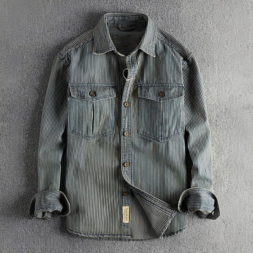 Justin - Klassisches Herren-Jeanshemd