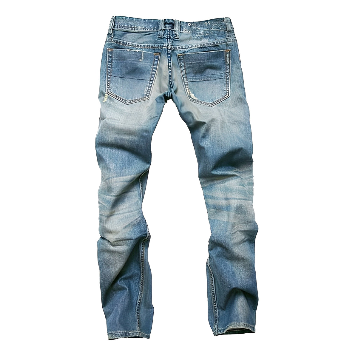 Kaleb - Klassische Jeans mit abgenutztem Look