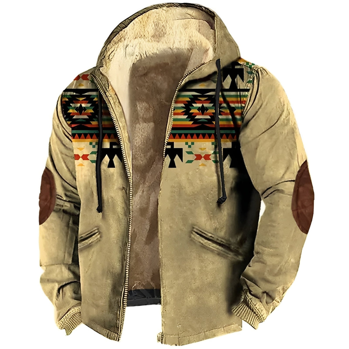 Edwin - Trendiger Herren-Hoodie mit Ethno-Muster
