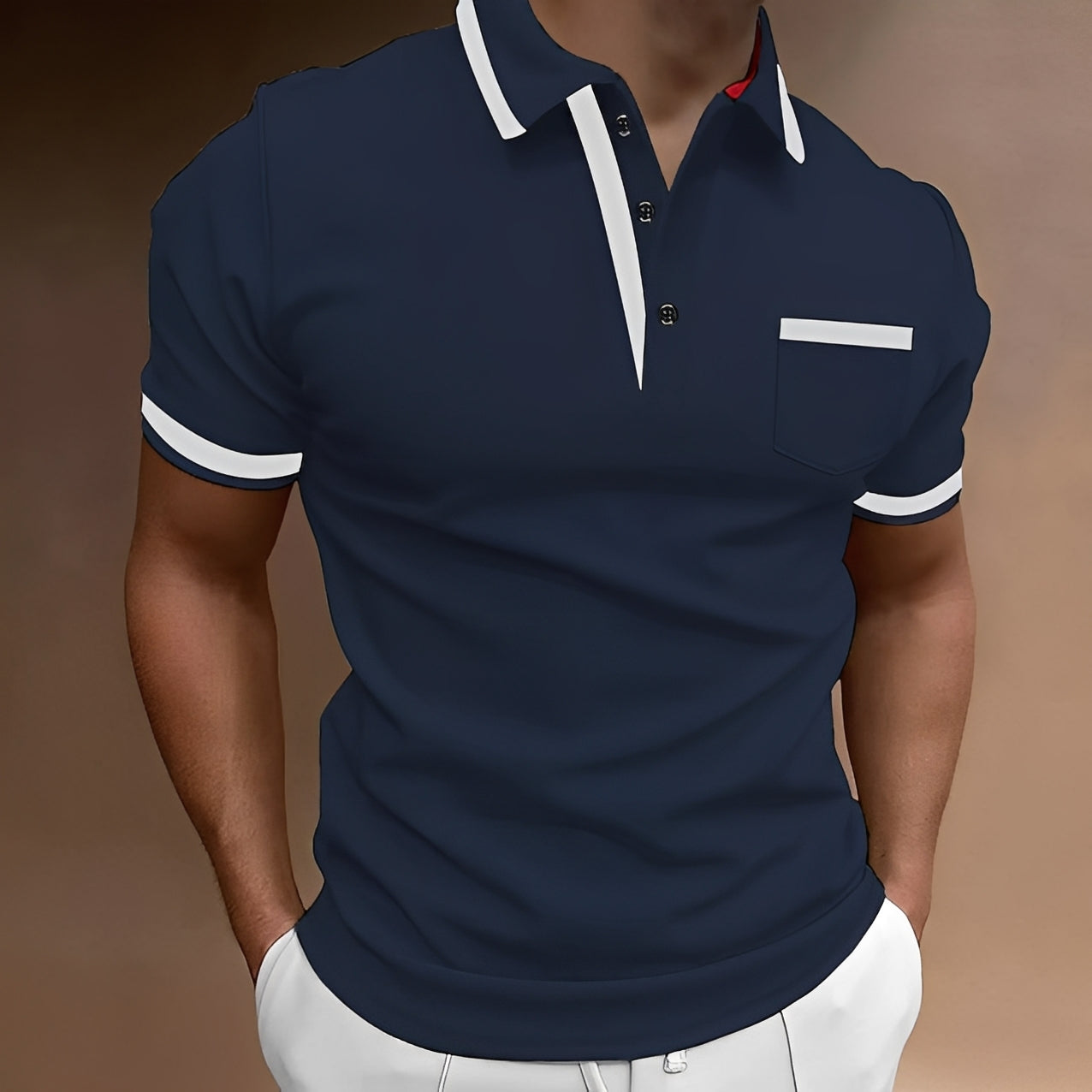Bobby - Lässiges kurzärmeliges Herren-Poloshirt