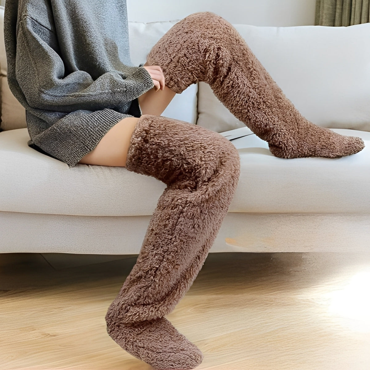 Camellia - Warme Winter-Kniestrümpfe für Damen