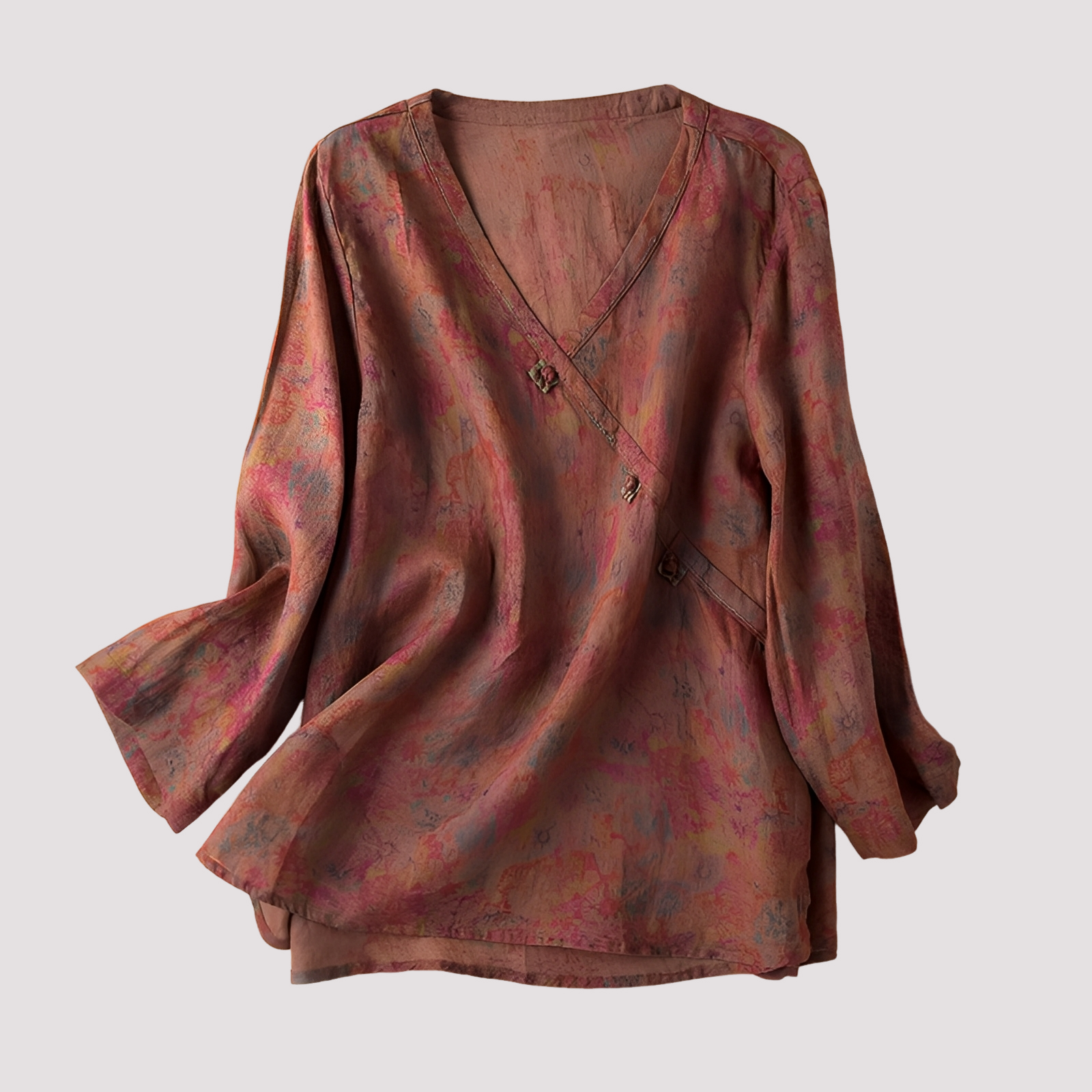 Monica - Modische Bluse mit Blumenmuster für Damen
