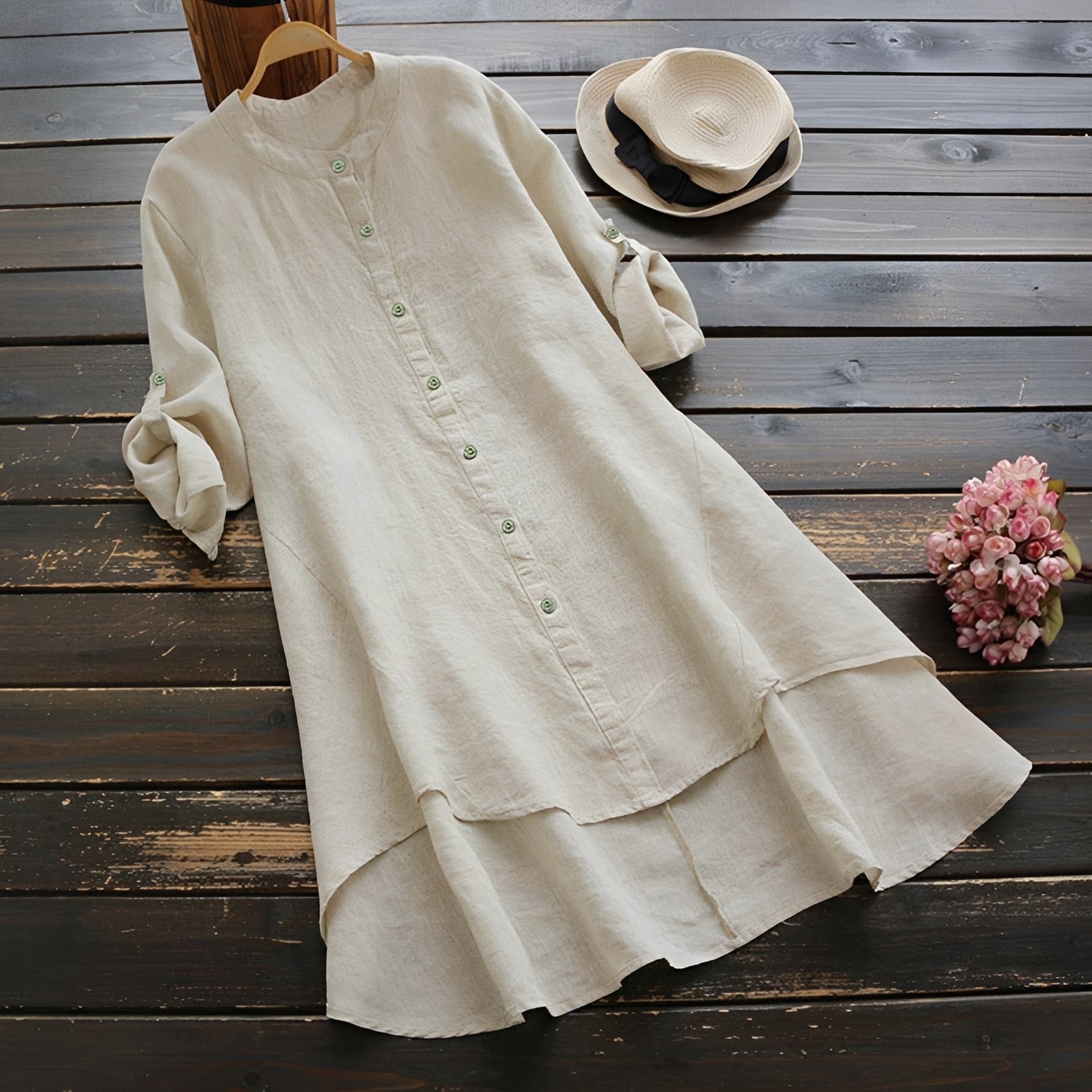 Mildred - Schickes Kleid mit Knöpfen