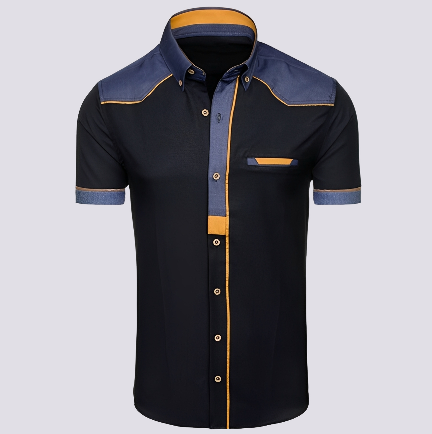 Frank - Stilvolles Poloshirt aus Damen-Jeansstoff