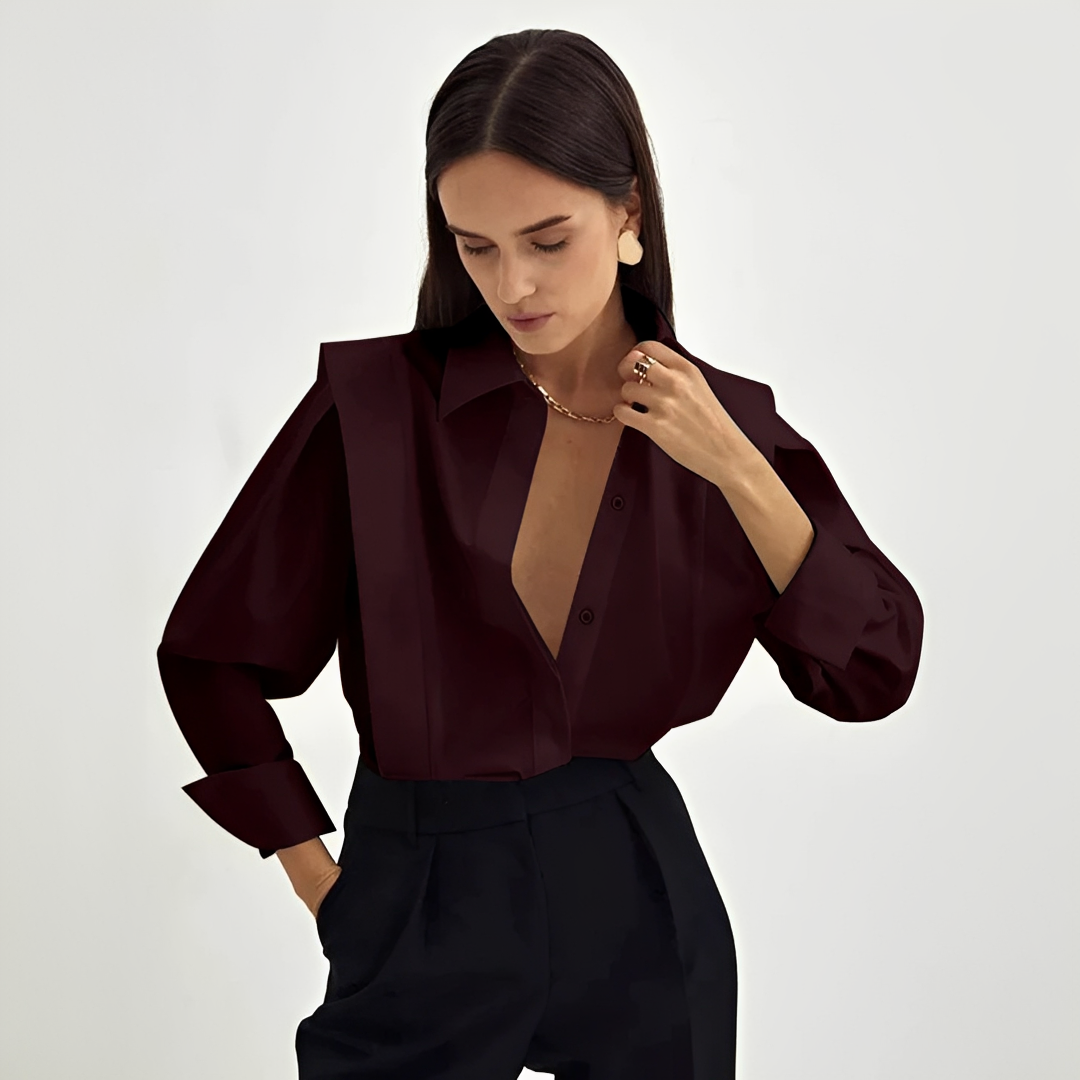 Cecile - Elegantes oversize Hemd