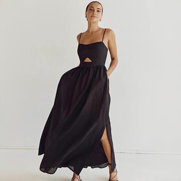 Meadel - Stilvolles ärmelloses Maxi-Kleid
