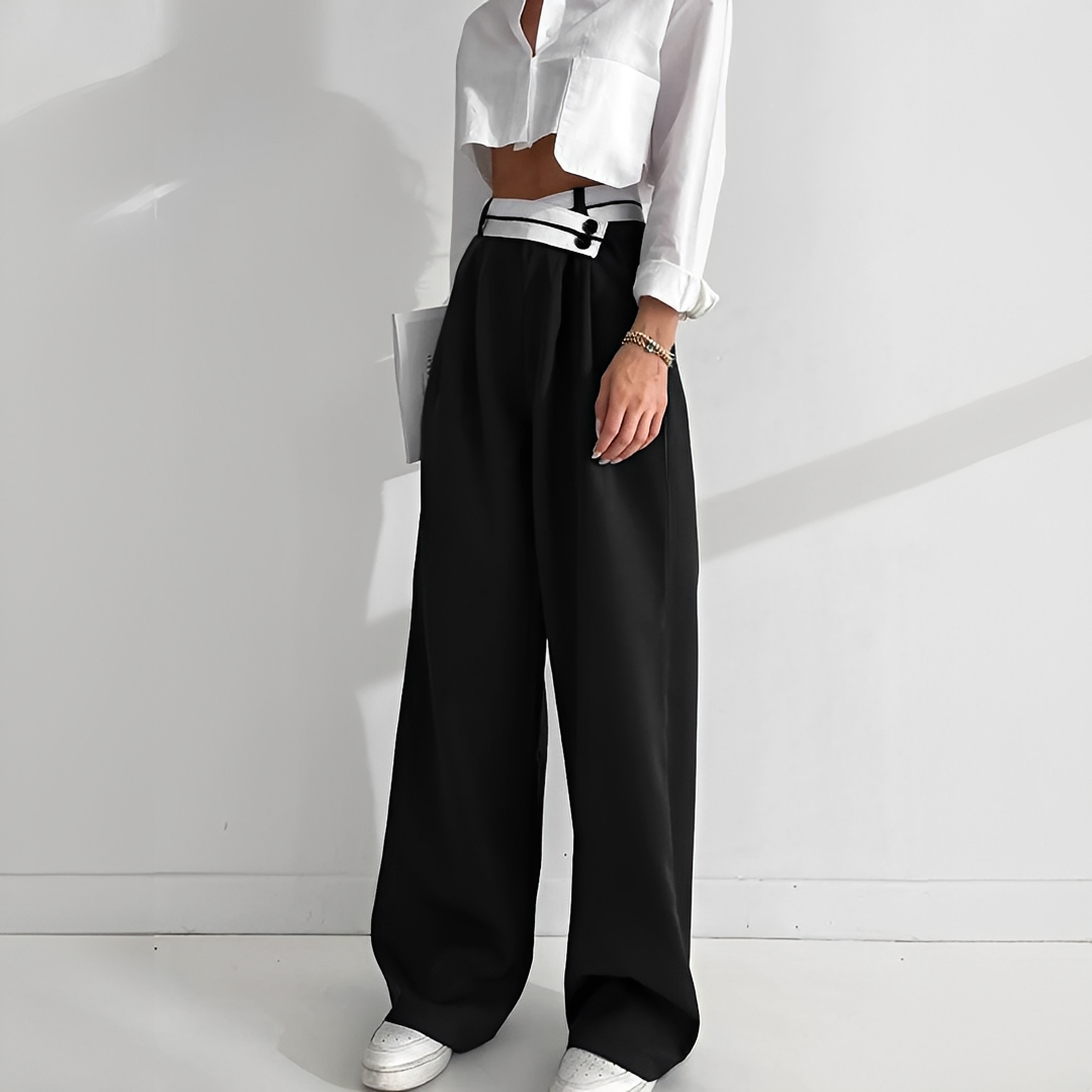 Aurilla - Schicke Hose mit weitem Bein