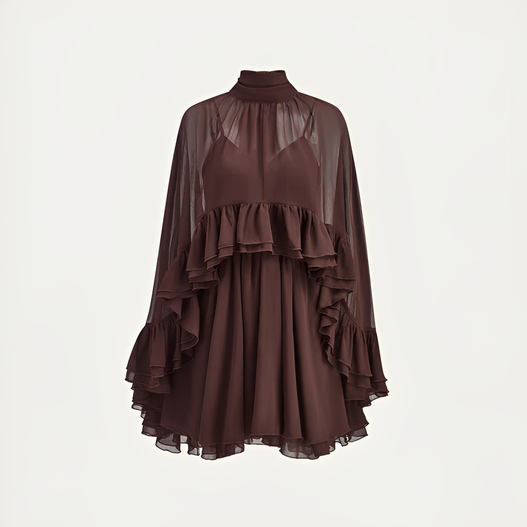 Zhuchin - Elegantes Rüschenkleid