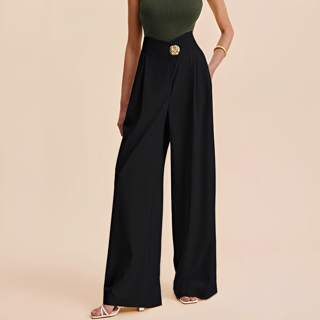 Joyce - Weite Hose mit hohem Taillenbund