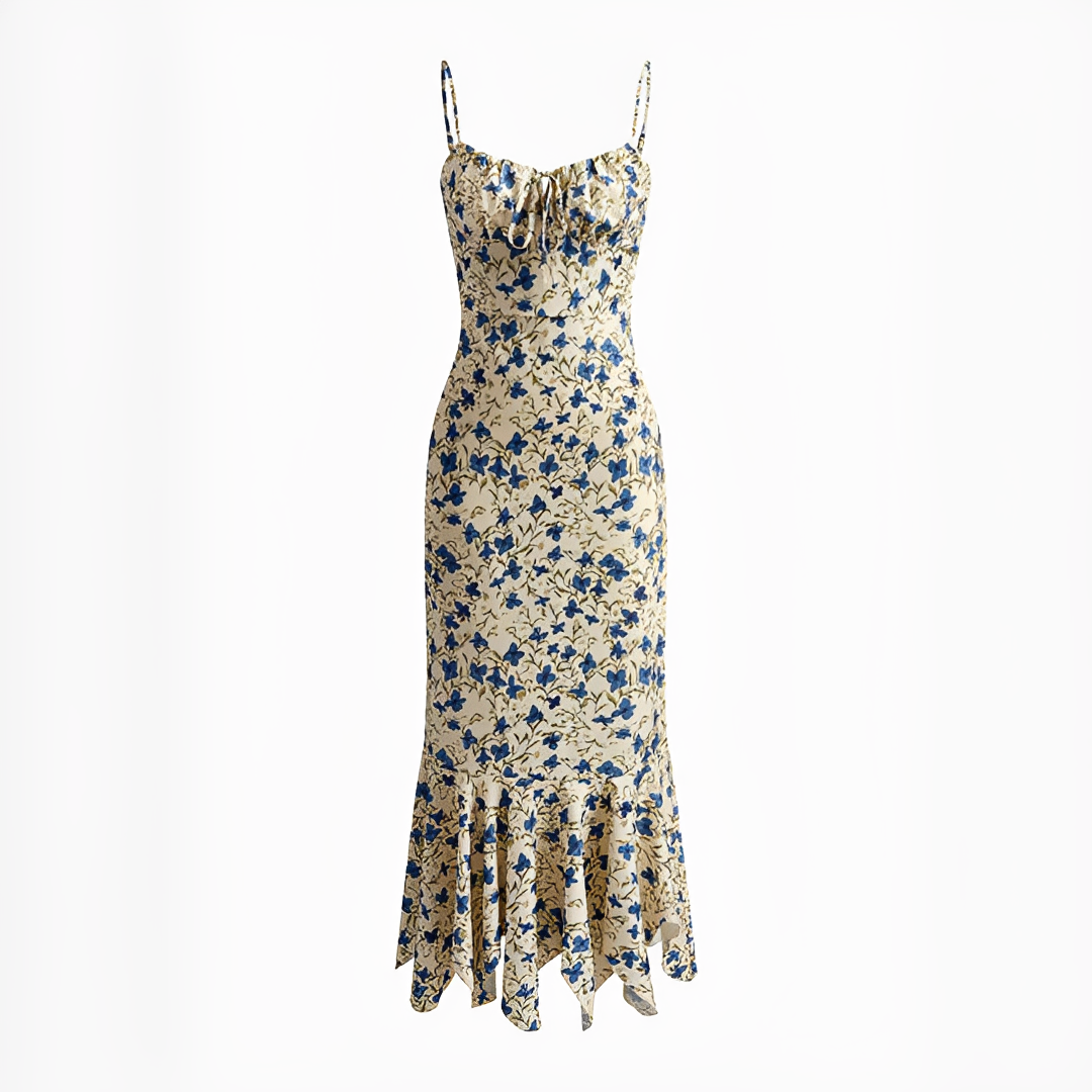 Joharra - Elegantes langes, fließendes Kleid