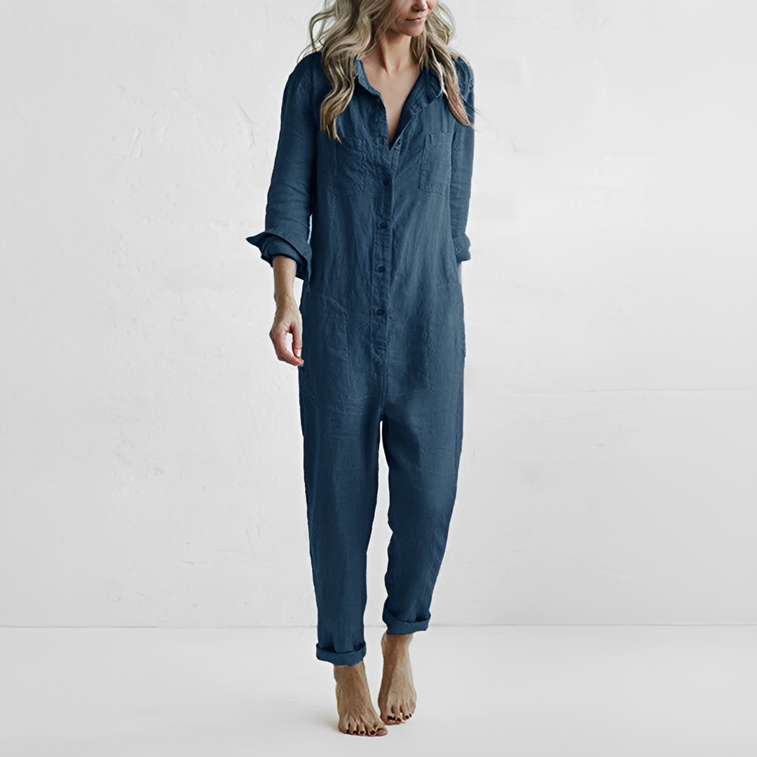 Novaria - Damen-Sommeroverall mit langen Ärmeln