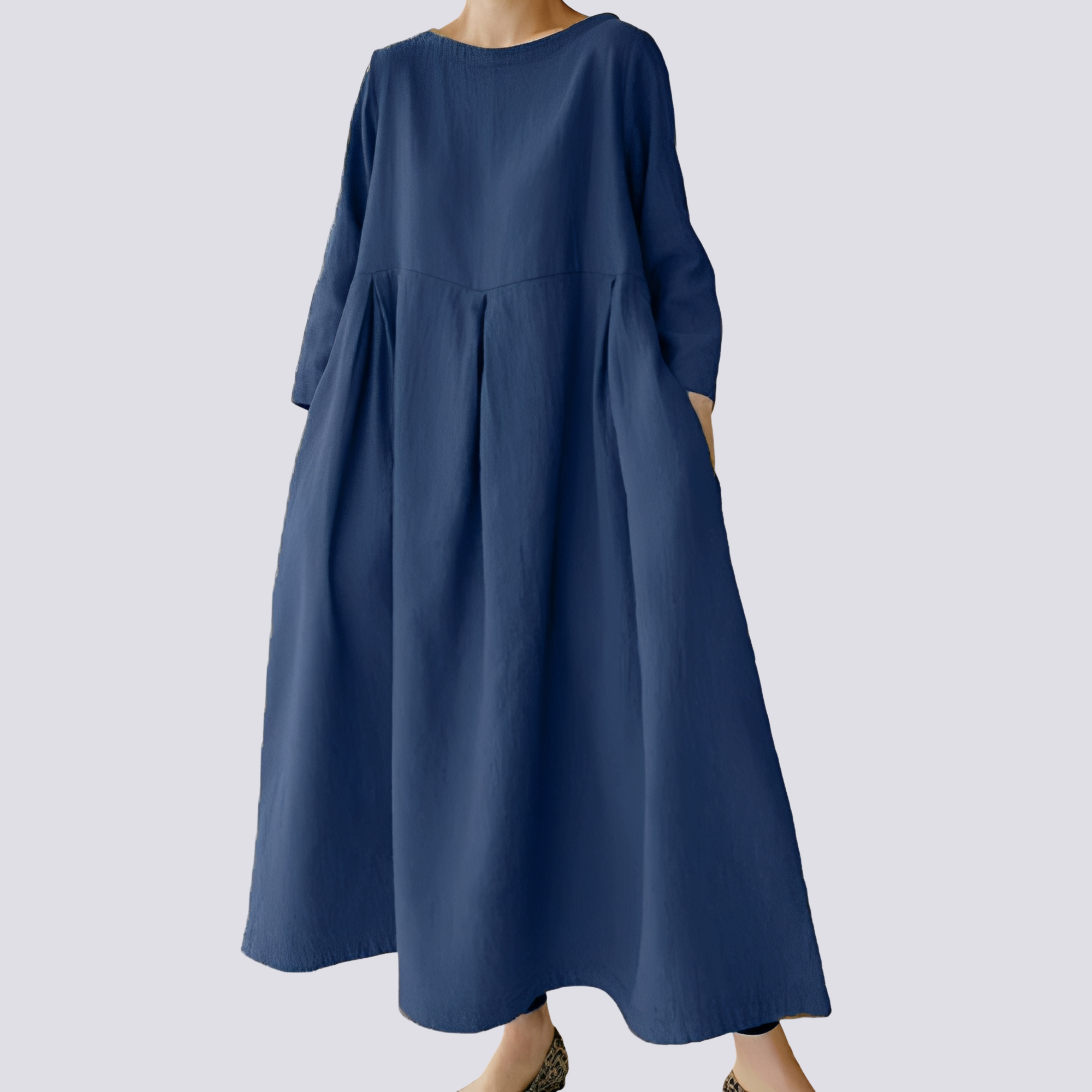 Veronica - Bequemes Damenkleid mit Taschen