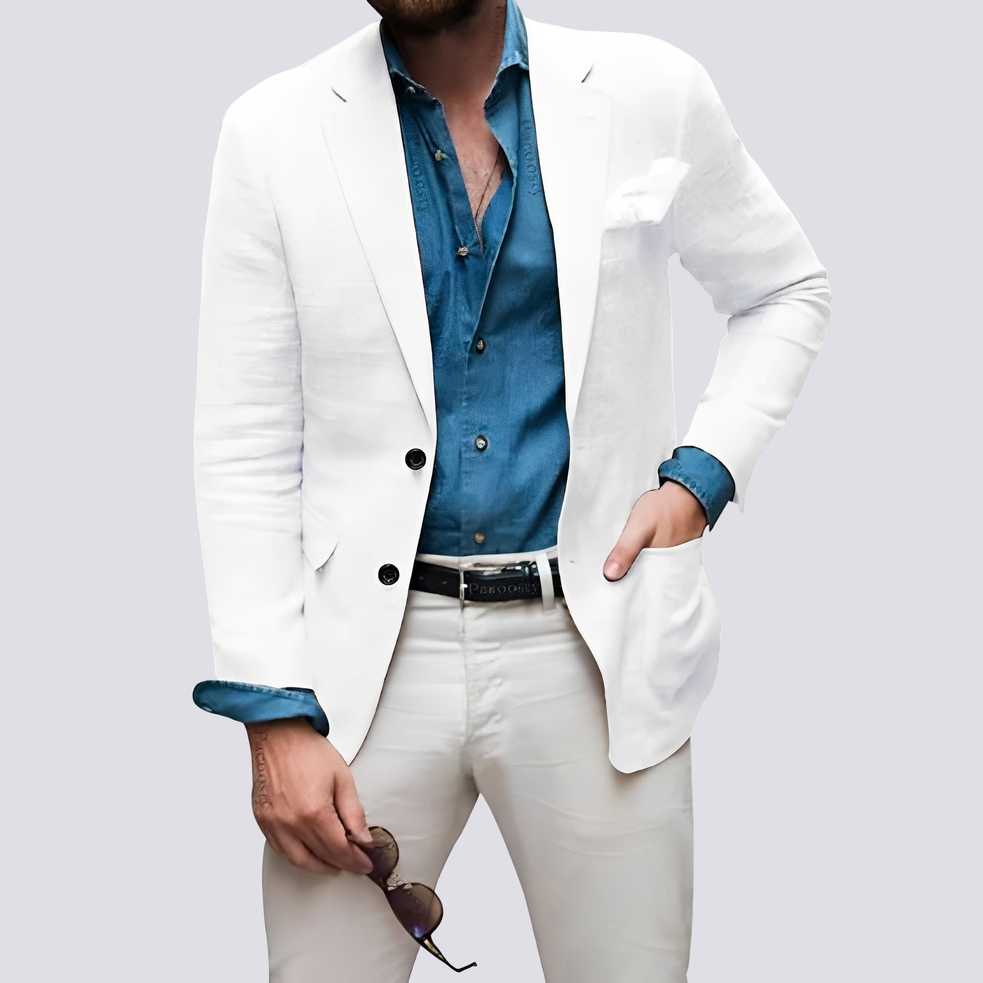 Glenn - Eleganter Herrenblazer mit Knöpfen