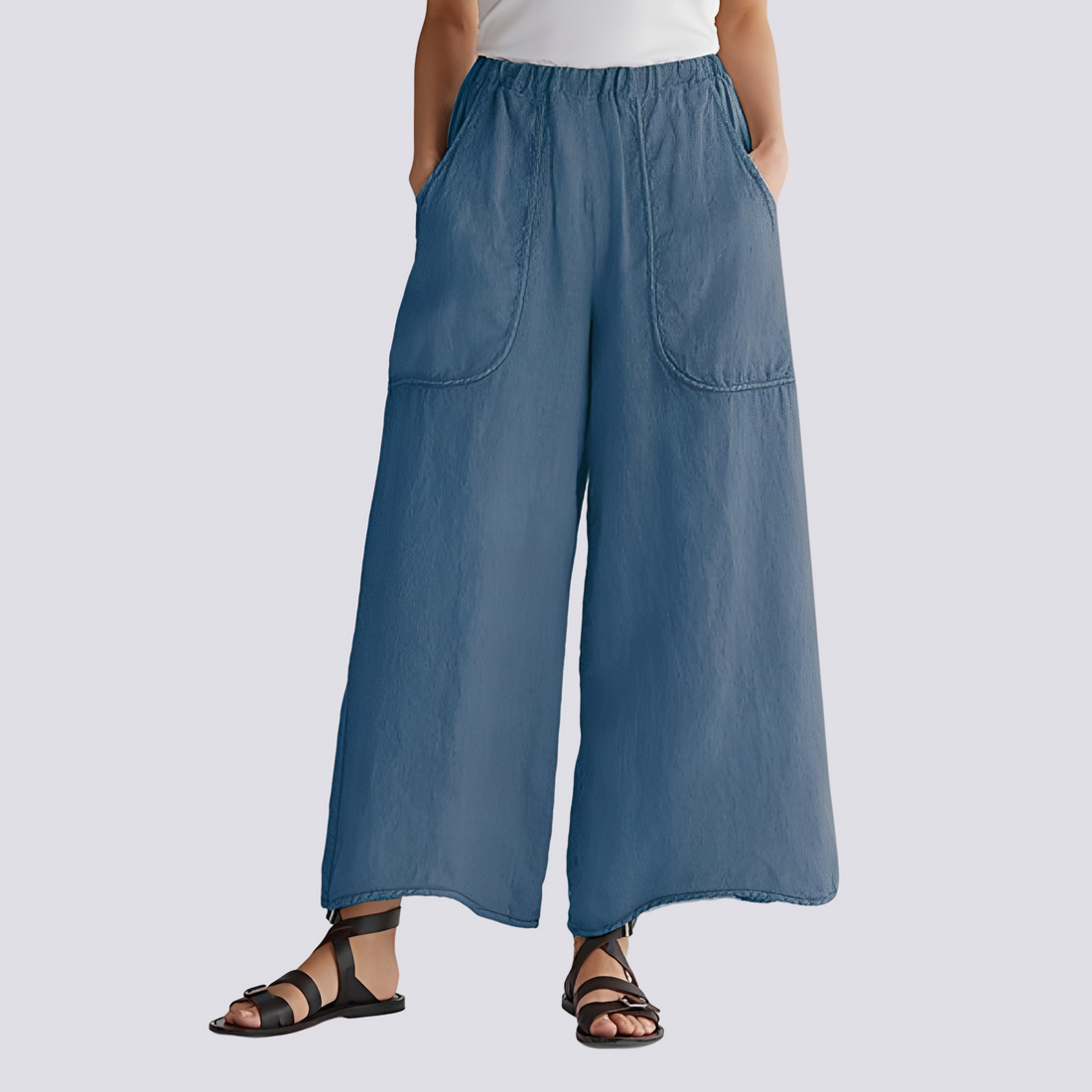 Angela - Bequeme Hose mit weitem Bein für Damen