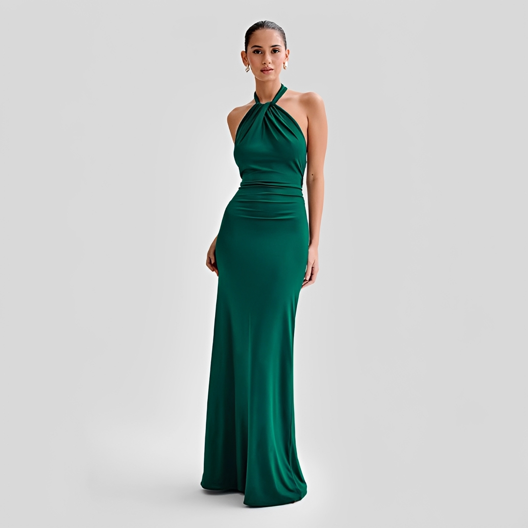 Mabel - Schickes Maxikleid mit offenem Rücken