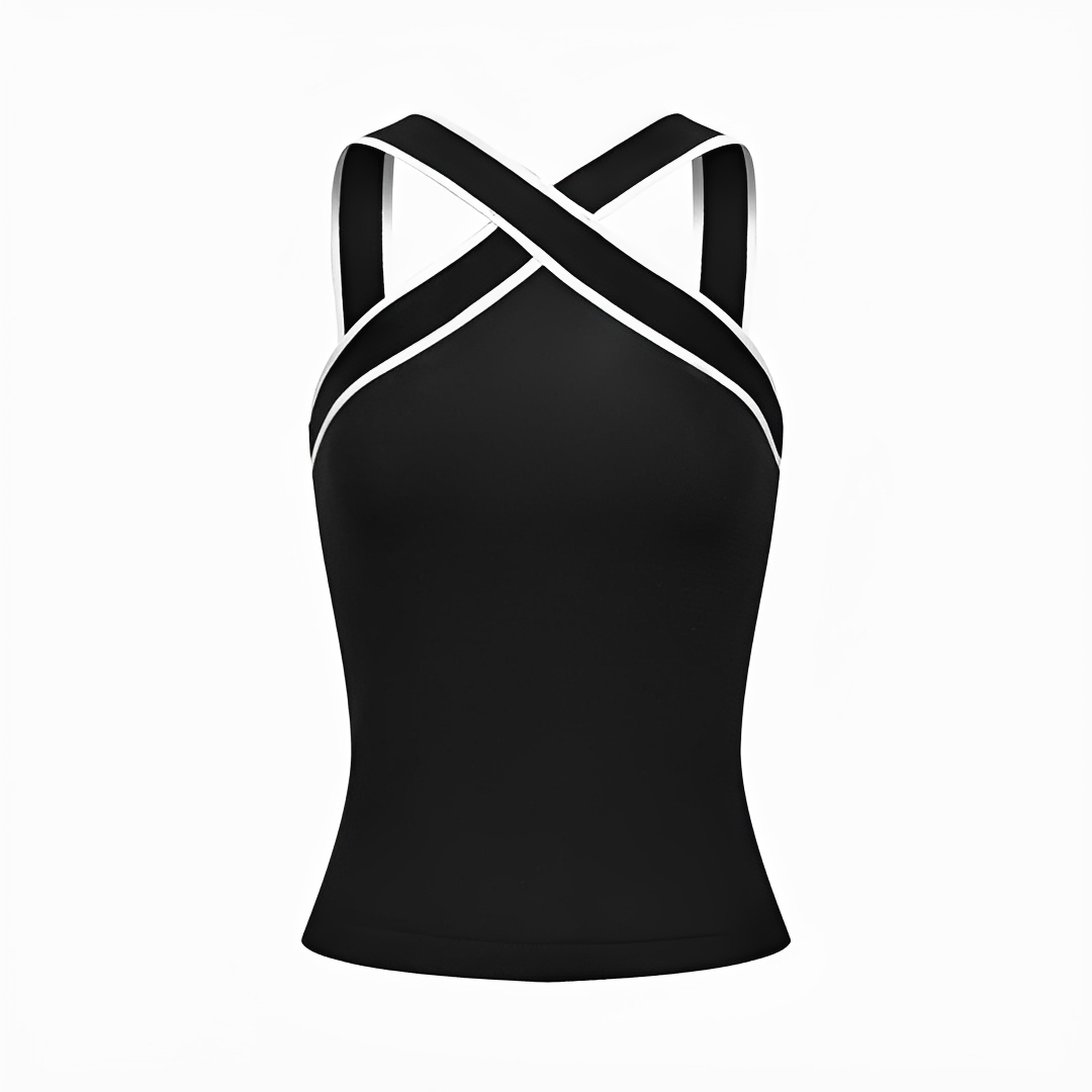 Ferlyn - Elegantes V-Ausschnitt-Top