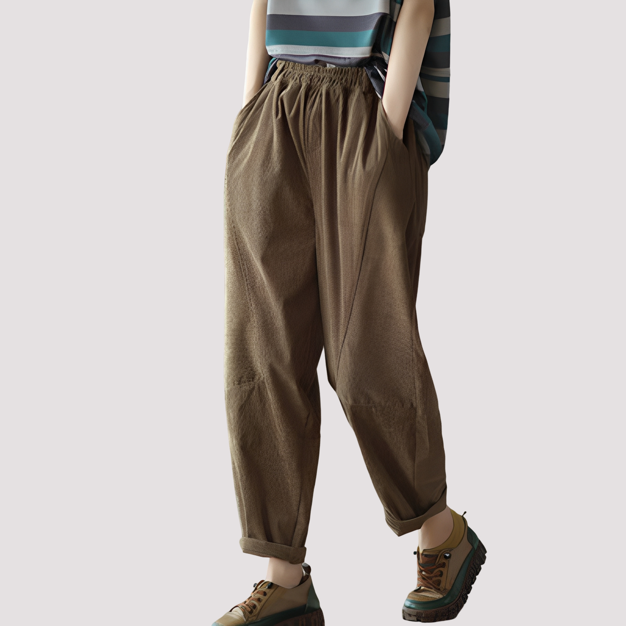 Stella - Bequeme Harems-Hose mit elastischem Bund für Damen
