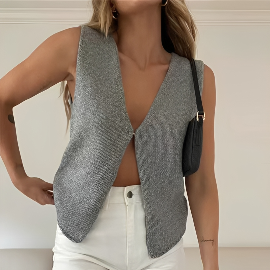 Ellaine - Elegante Ärmellose Weste