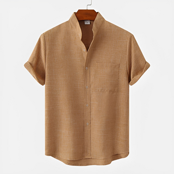 Hayden - Einfaches Button-Up-Polo-Shirt