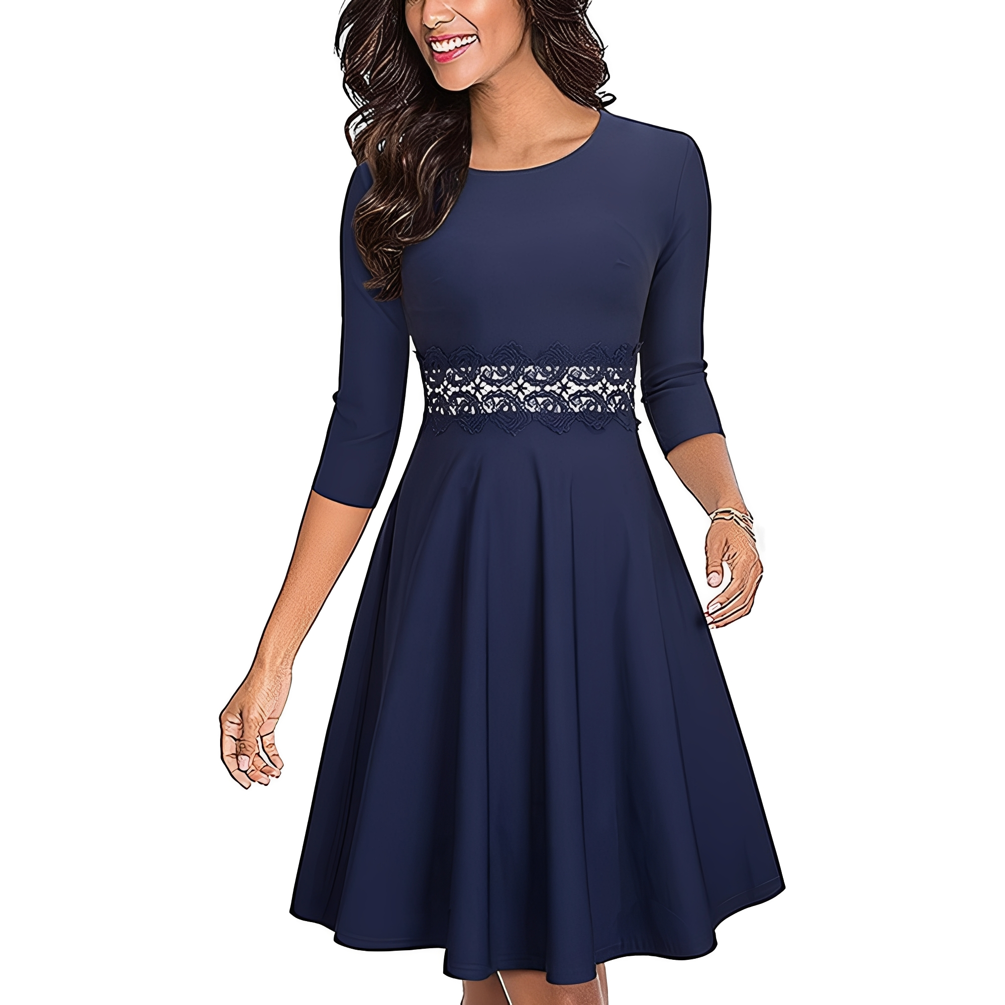 Marie - Elegantes, eng anliegendes Kleid für Damen