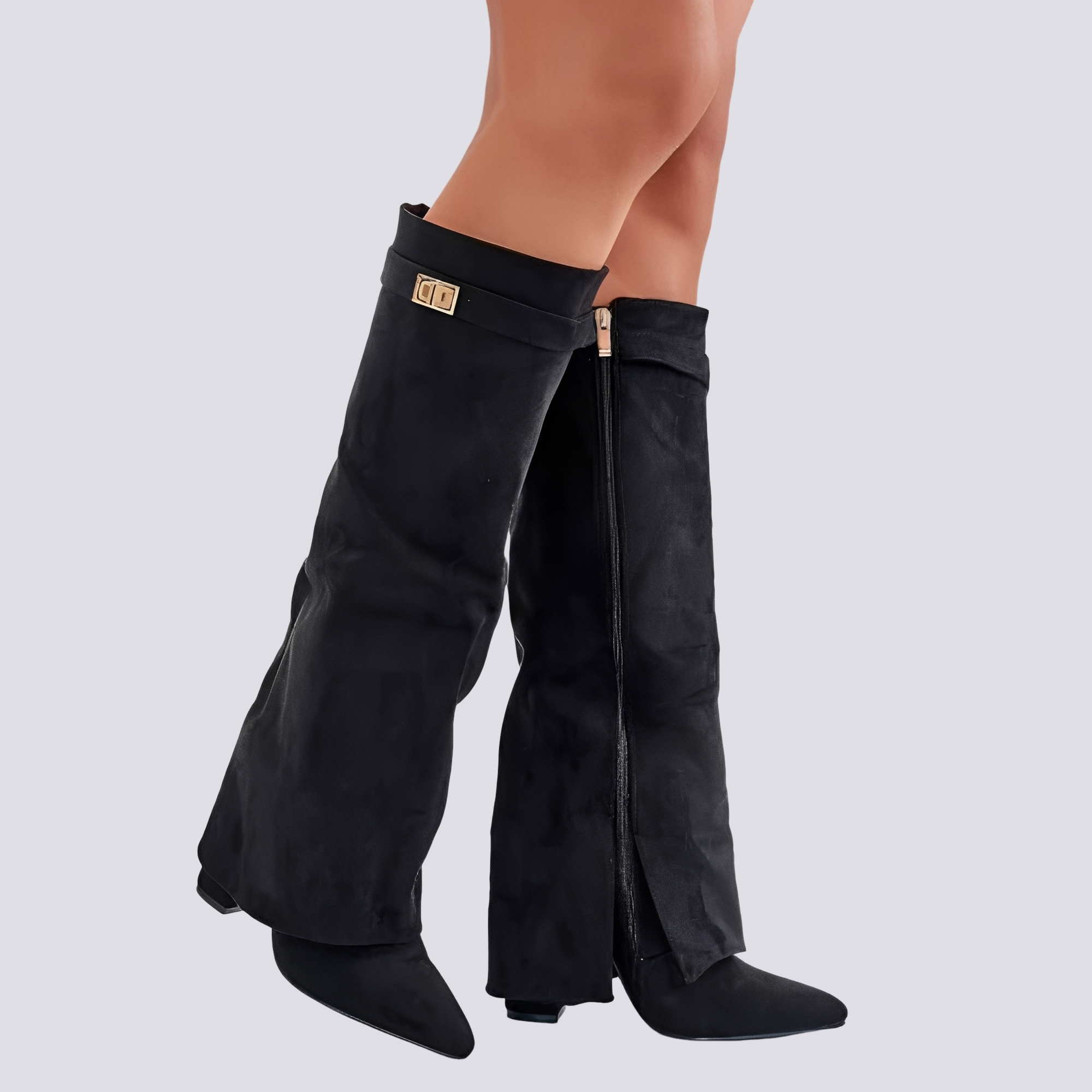 Blair - Modische hohe Stiefel mit Umschlag