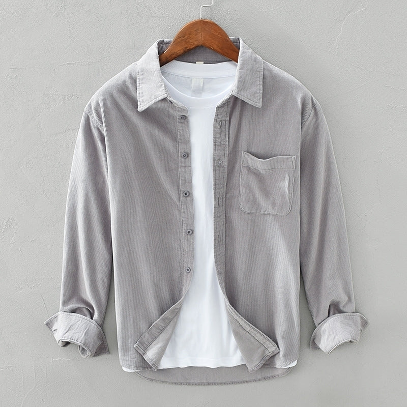 Samuel - Lockeres Langarm-Overshirt für Herren