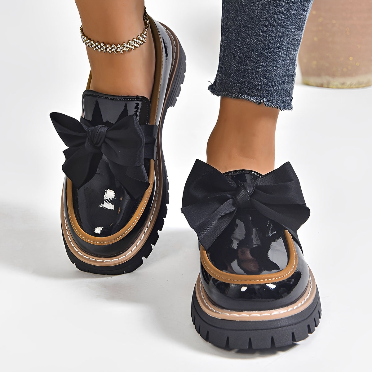 Miley - Modische Loafer mit Schleifendetail