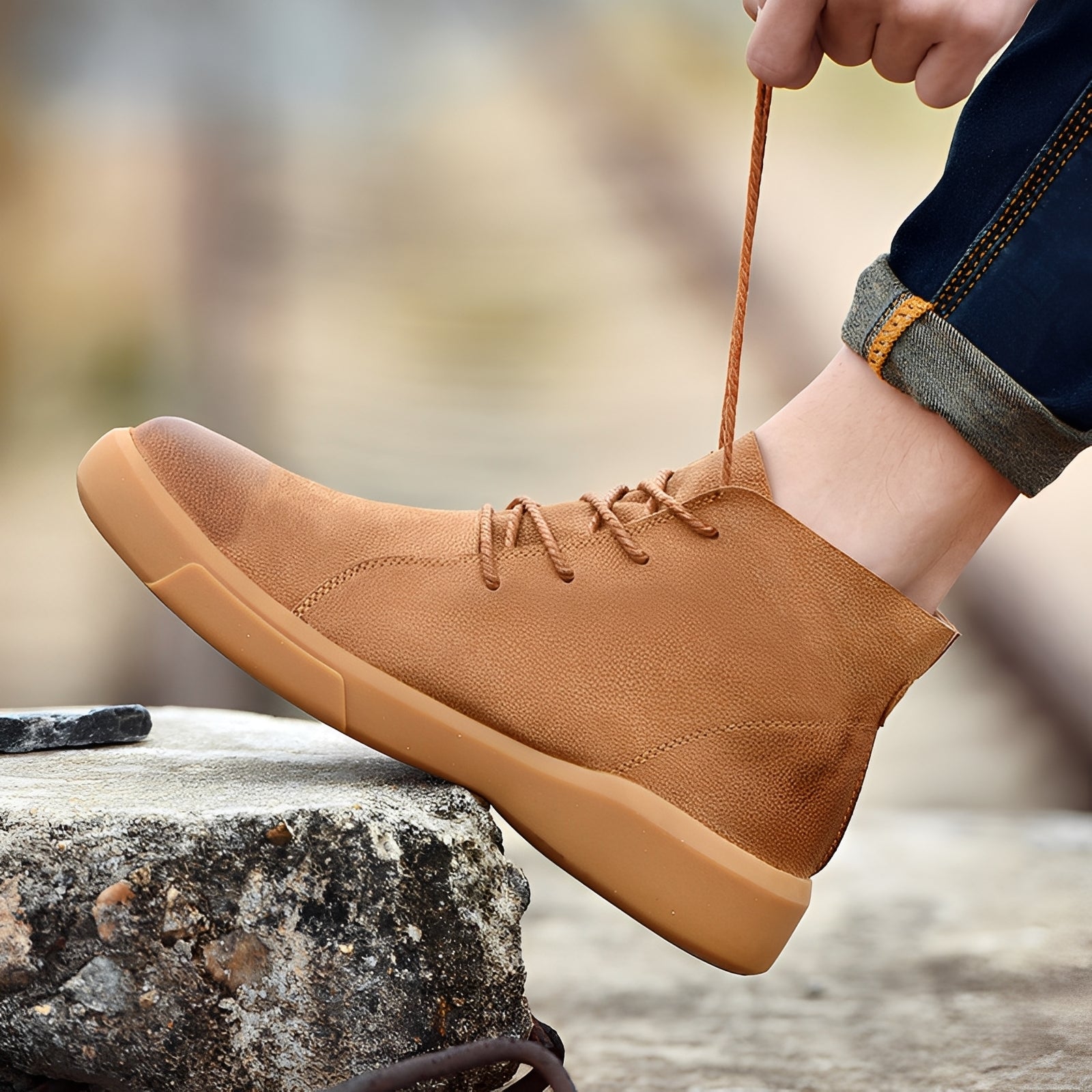 Allen - Lässige hohe Sneakers