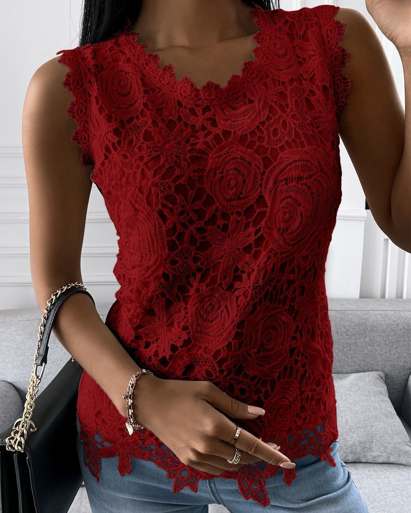 Hennie - Schickes, ärmelloses Tanktop für Damen