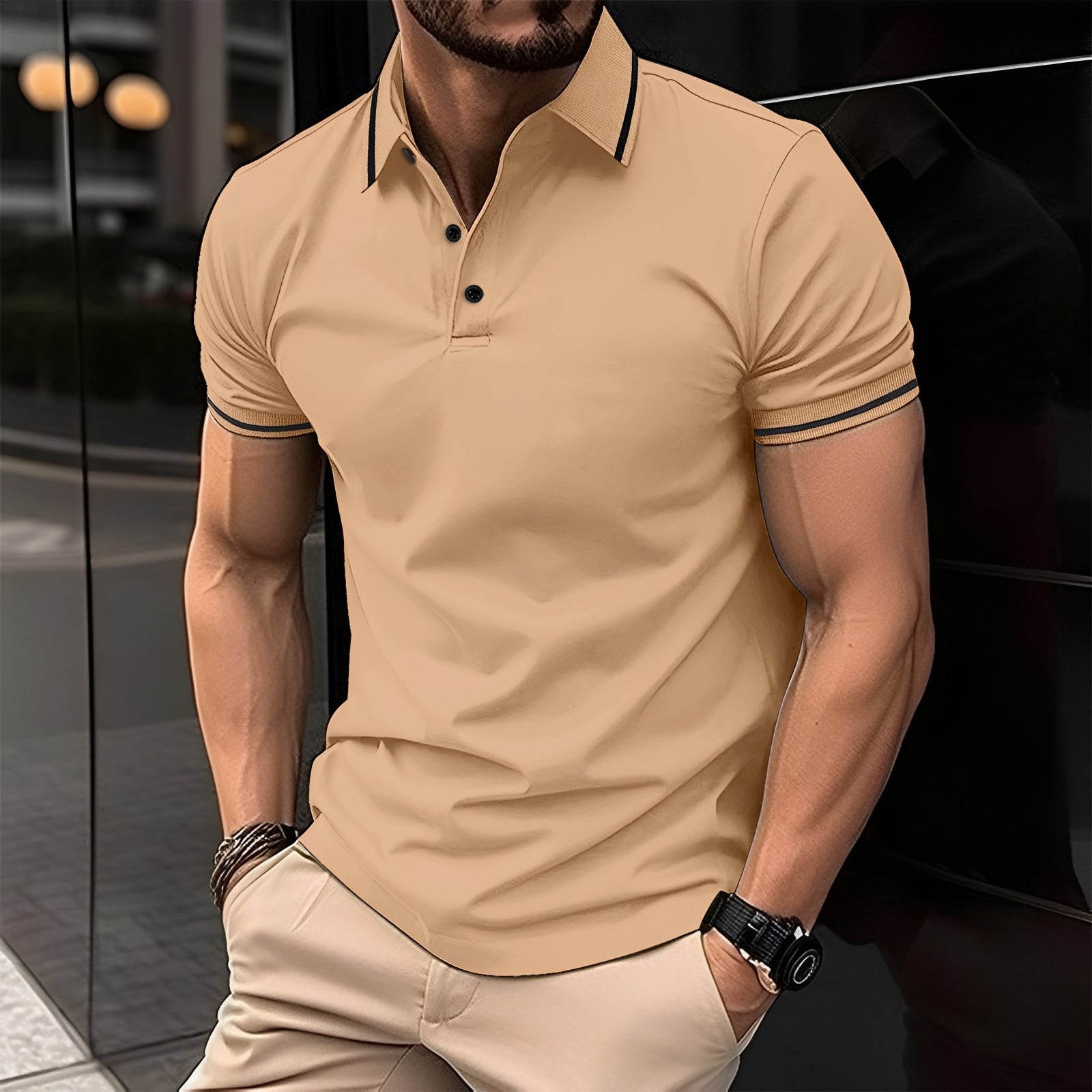 Frank - Elegantes Polohemd mit Reverskragen