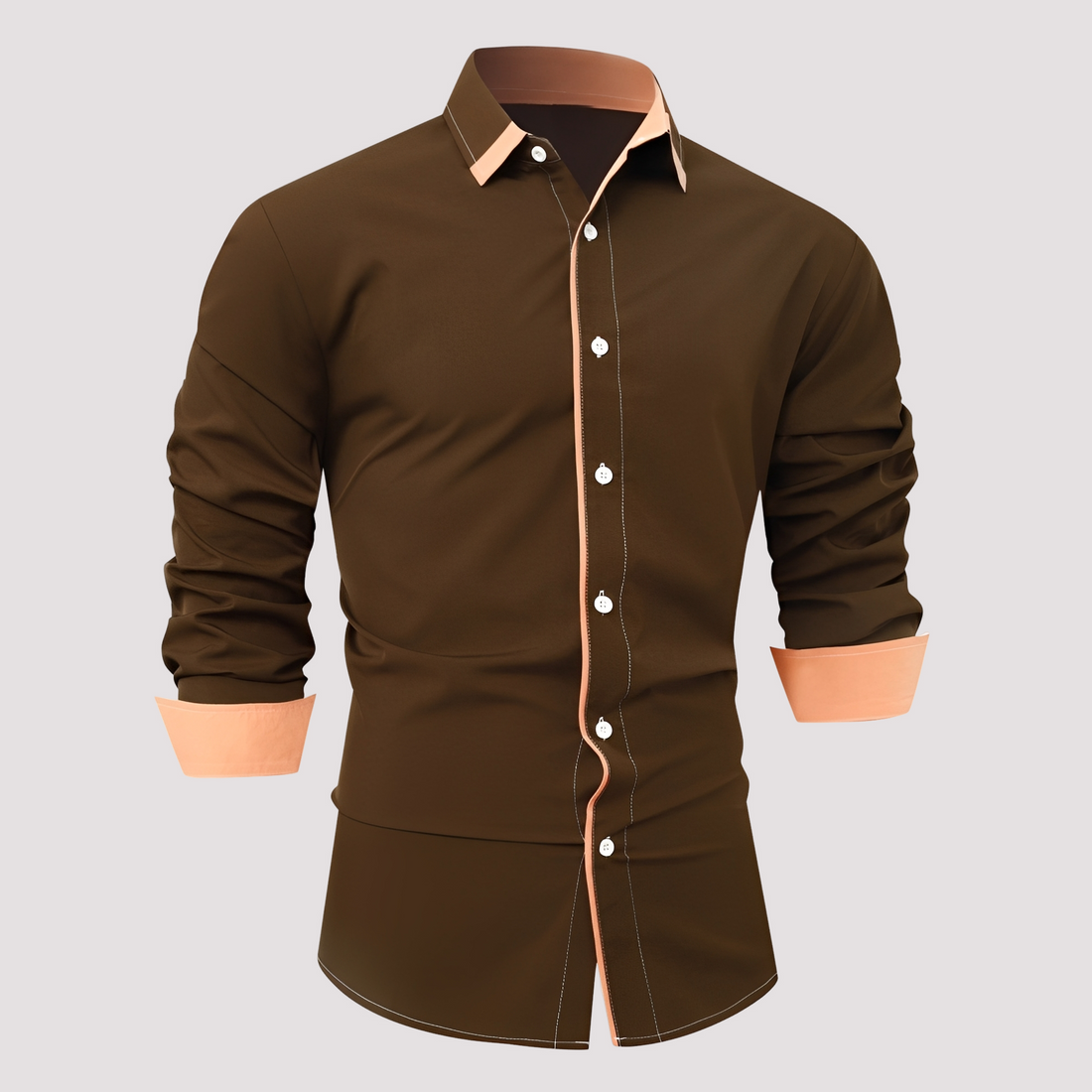 Samuel - Elegantes Langarm-Overshirt für Herren