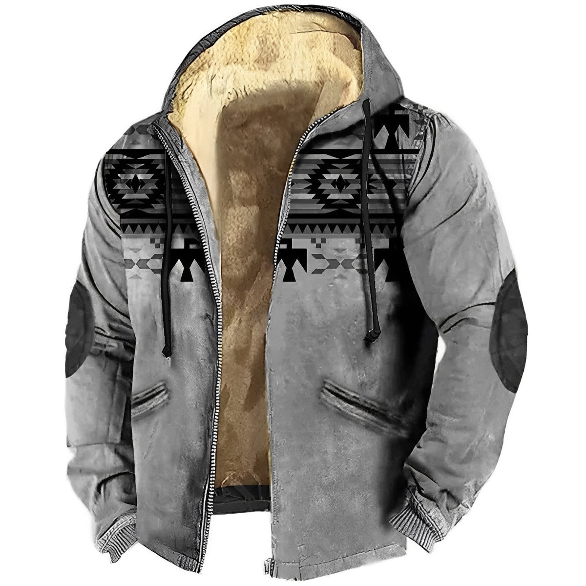 Edwin - Trendiger Herren-Hoodie mit Ethno-Muster