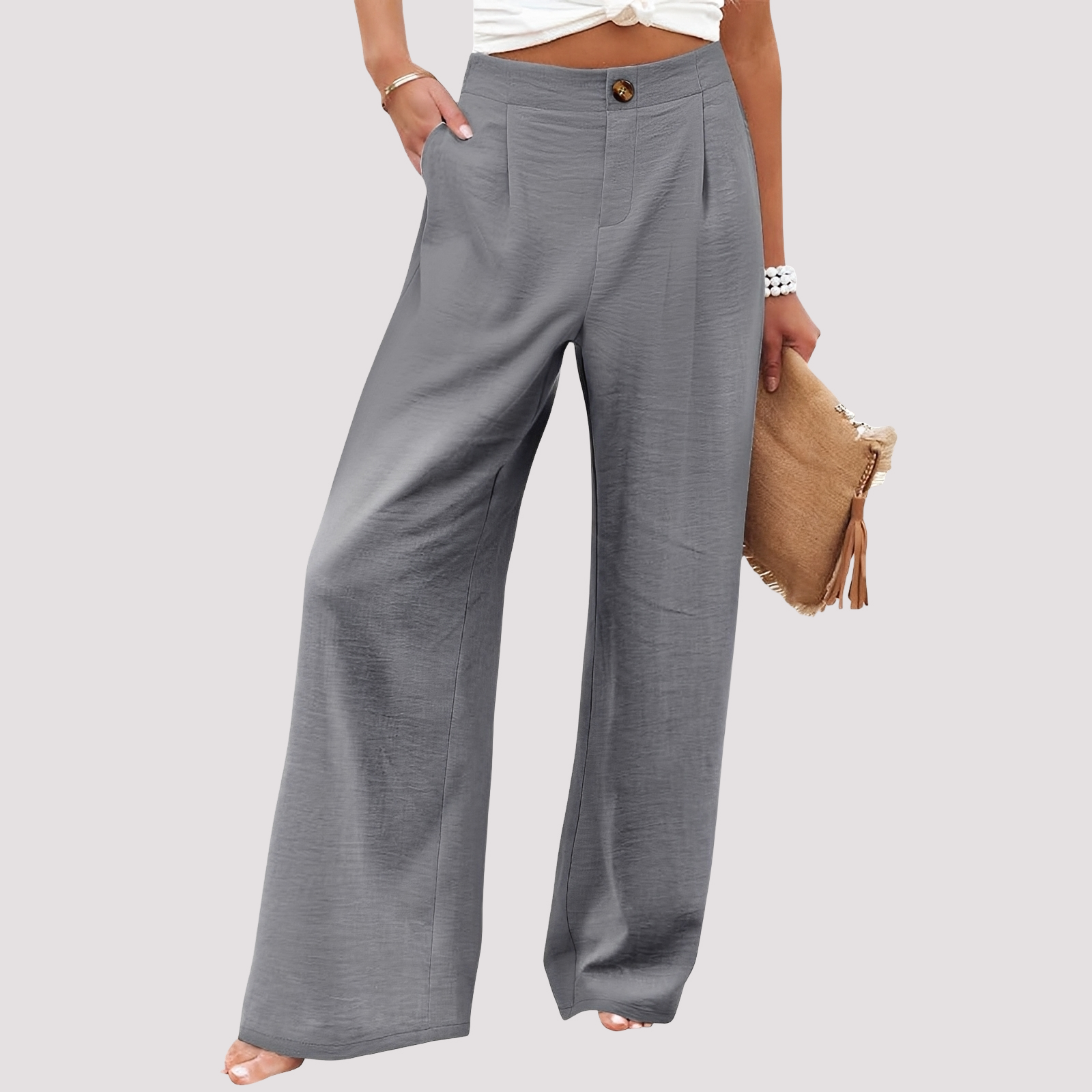 Helen - Damenhose mit weitem Bein und angenehmer Passform