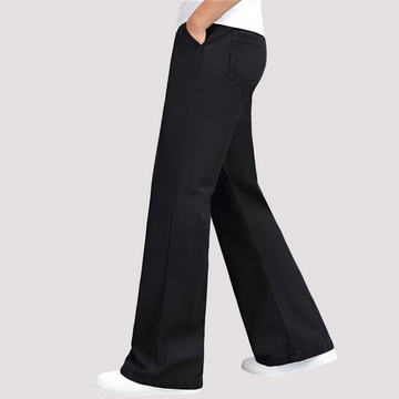 Hazel - Gerade geschnittene Damenjeans mit ausgestelltem Bein