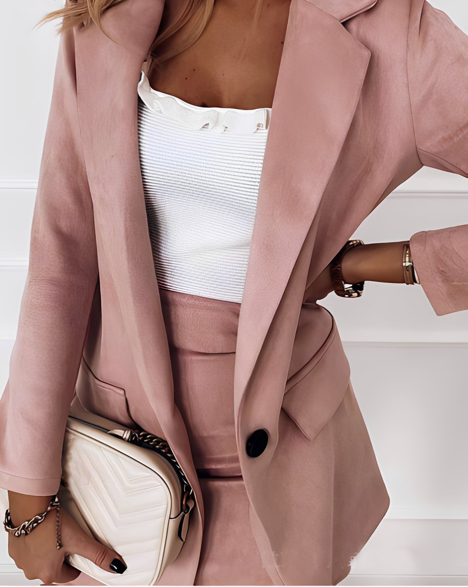 Katelyn - Stilvolles Blazer- und Minirock-Ensemble