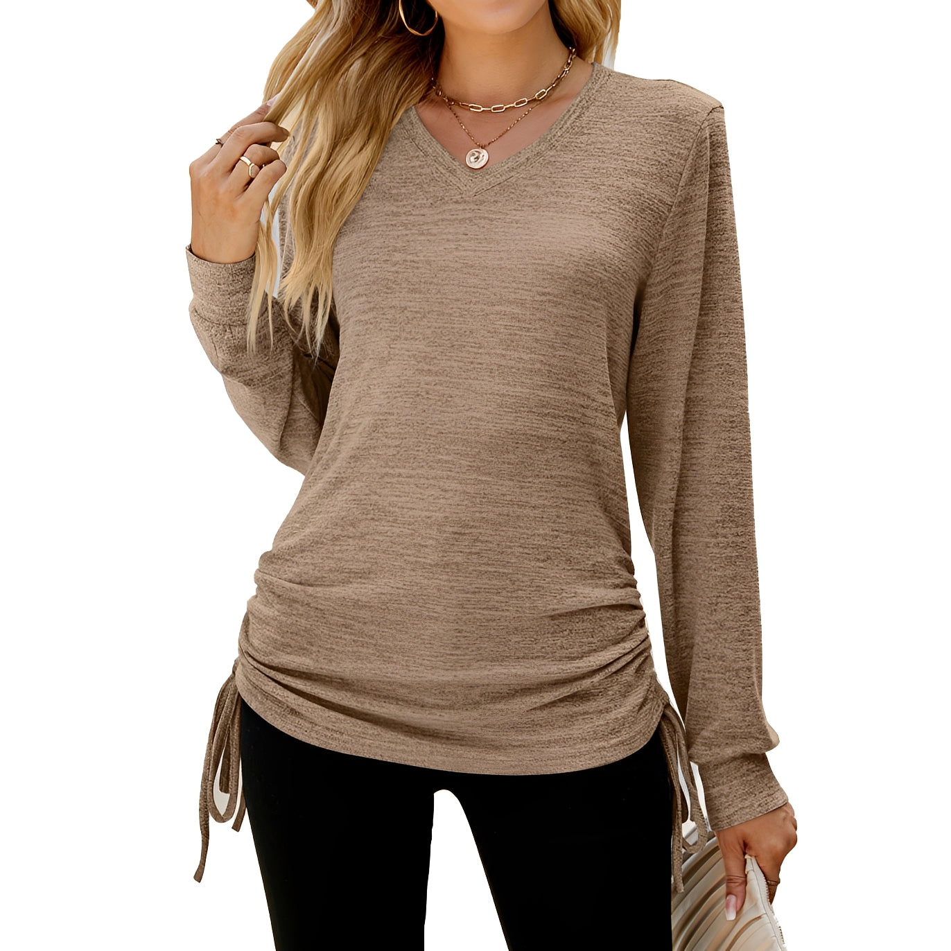 Ellaine - Elegantes Damen-Top mit V-Ausschnitt