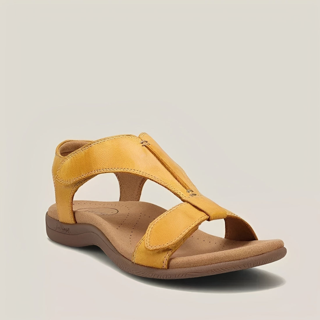 Sharon - Plateausandalen mit Klettverschluss