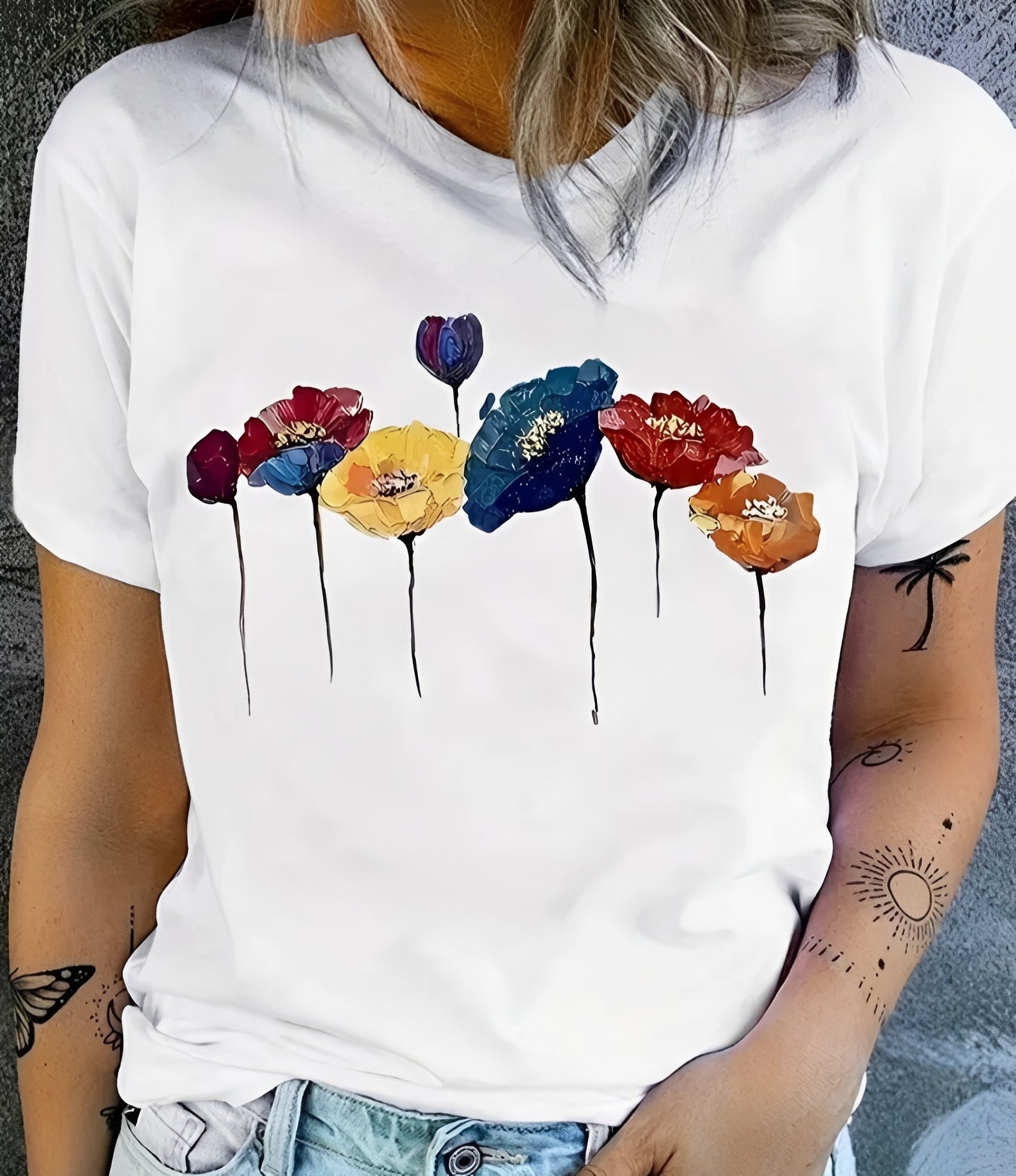 Julia - Modisches Damen-T-Shirt mit Druck