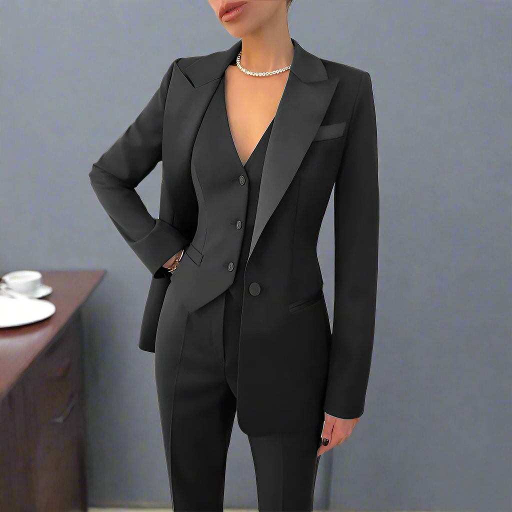 Clara - Stilvolles Set mit Blazer, Hose und Oberteil