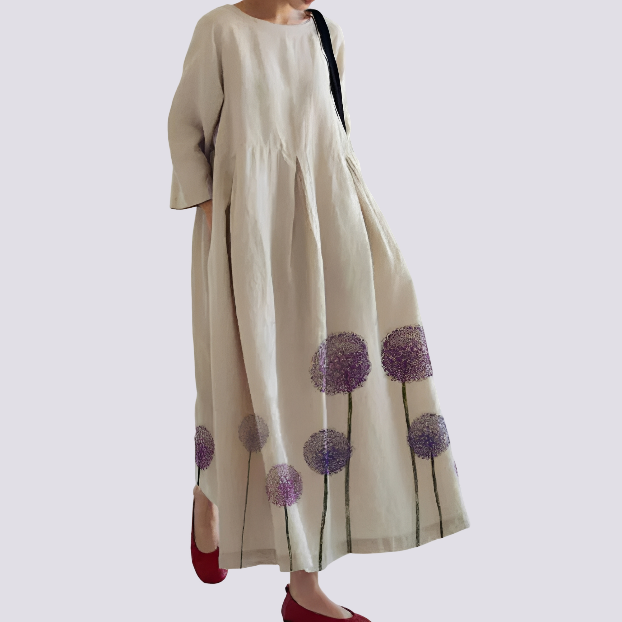 Veronica - Bequemes Damenkleid mit Taschen