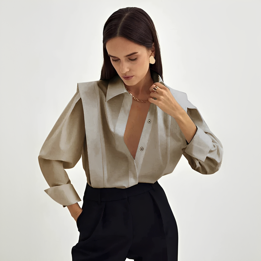 Cecile - Elegantes oversize Hemd